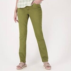 Candace Cameron Bure Juniper Green Stretch Size 4P